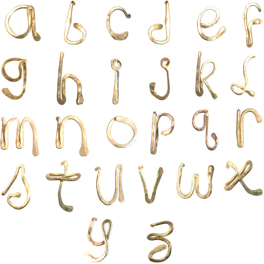 Post alphabet letter - Silver